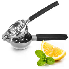 Stainless Steel Lemon Squeezer–Large Manual Citrus Juicer, Non-Slip Grip, Dishwasher Safe Design for Lemon, Lime, and Orange Juicing