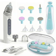 Nasal Aspirator & Electric Baby Nail Trimmer – Safe, Gentle, and Versatile Baby Grooming Set with Soothing Music