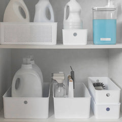 OU Cleaning Caddy, Cleaning Supplies Storage Organizer Bucket with Handle