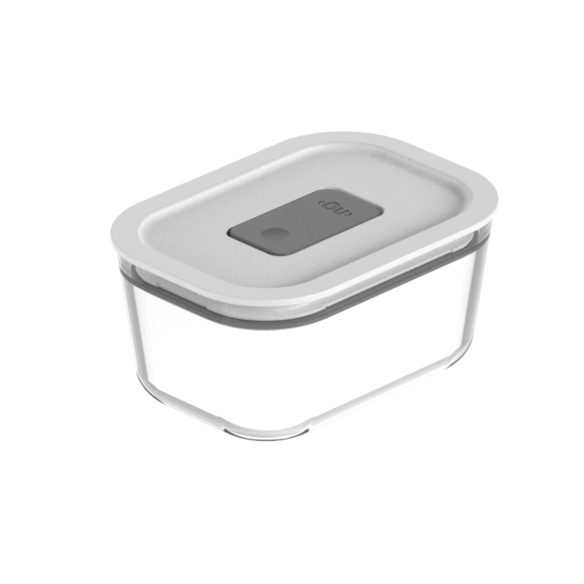 OU Glass Food Storage Container - Oven, Microwave, Freezer & Dishwasher Safe, Airtight Leak Proof Lid with Microwave Valve, Stackable Glass Jar