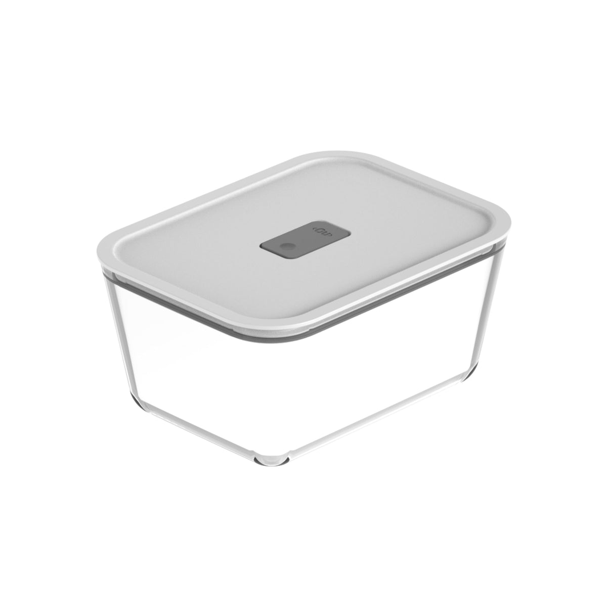 OU Glass Food Storage Container 10 Cup - Oven, Microwave, Freezer & Dishwasher Safe, Airtight Leak Proof Lid with Microwave Valve, Stackable Glass Jar