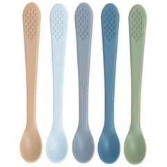 Baby Spoons - Infant Spoons First Stage - Silicone Baby Spoon For Self Feeding - First Stage Baby Feeding Spoon Set Gum Friendly - BPA Free