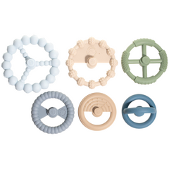 Premium Silicone Teethers Stacking Toy, Interactive and Fun Baby Stacking Toys, Teeth Soothing for 6-12 Month Teething Toys