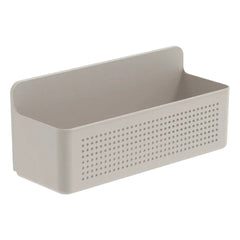 OU Wall-Mounted Storage Organizer, Easy-Install Hanging Cabinet Door Storage Basket for Kitchen & Laundry Room, Heavy Duty Adhesive Storage Basket