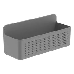 OU Wall-Mounted Storage Organizer, Easy-Install Hanging Cabinet Door Storage Basket for Kitchen & Laundry Room, Heavy Duty Adhesive Storage Basket
