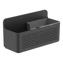 OU Hanging Sink Organizer, Self-Adhesive Caddy with Removable Sponge Tray, Space Saving Wall Mounted Kitchen Storage Organizer