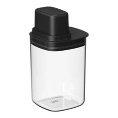 OU Airtight Food Storage Container, 4 Cup Leak Proof Food Storage Container with Measuring Cup, Clear Pantry Organizer for Sugar, Coffee & Dry Food