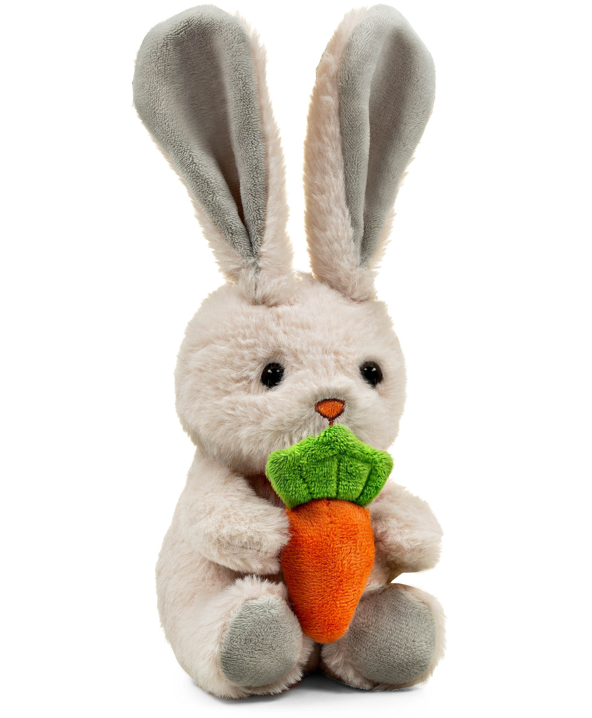 Easter Baby Plush Bunny Holding Carrot - Plush Bunny Sensory Easter Decorations Toy for Newborns and Infants Plushie Easter Toys