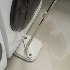 OU Spin Mop with Clean Dirty Water Separation Bucket, 360° Rotating Mop Bucket with Extra Refill Included and Extendable Stainless Steel Handle