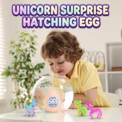 Unicorn Hatching Eggs, 6 Pack Pre-Filled Growing Unicorn Toys Set, Surprise Hatch Eggs Toy, Magical Unicorns Gift Toys for Kids Age 3+
