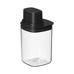 OU Airtight Food Storage Container, 4 Cup Leak Proof Food Storage Container with Measuring Cup, Clear Pantry Organizer for Sugar, Coffee & Dry Food