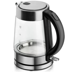 Luminuxe 1.7L Electric Kettle, Speed-Boil Glass Electric Water Boiler & Warmer 1500W Tea Heater, Auto Shut-Off Cool Touch Handle