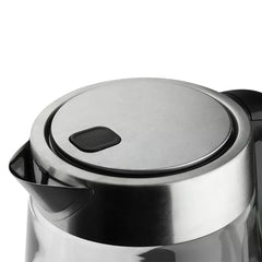 Luminuxe 1.7L Electric Kettle, Speed-Boil Glass Electric Water Boiler & Warmer 1500W Tea Heater, Auto Shut-Off Cool Touch Handle