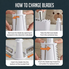 Rotary Cheese Grater with Handle, Manual Cheese Shredder Strong Suction Base. Kitchen Mandoline Vegetable Slicer. Grater for Fruit, Vegetables, Nuts