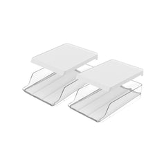 OU Egg Holder for Fridge, Rolling Egg Organizer for Refrigerator Organization, Clear Stackable Container for Kitchen Organizers and Storage, BPA Free