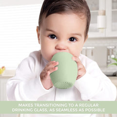 Silicone Baby Tiny Cups for Infant’s First Stage Training, Developed by Feeding Specialist to Fit Baby’s Mouth and Hands 3 Months+ (Pink 3 OZ)